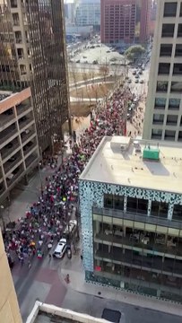 Activists protest against Trump’s immigration policies in Texas rally