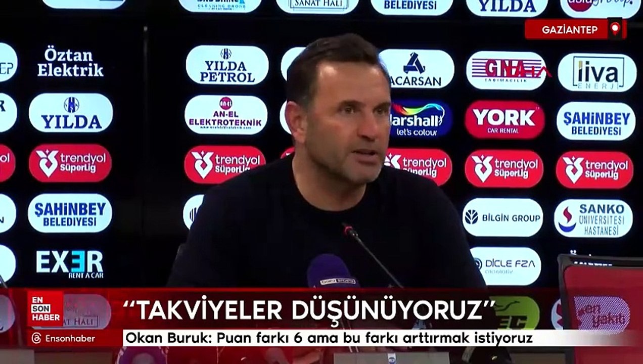 Okan Buruk: Puan farkı 6 ama bu farkı arttırmak istiyoruz