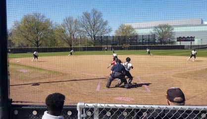 Player Gets Hit by Baseball