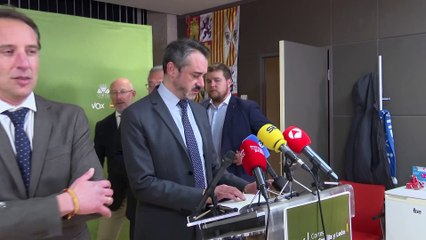 Nuevo portavoz de Vox no ve "lógico" que Gallardo no firmara la expulsión de los "tránsfugas"