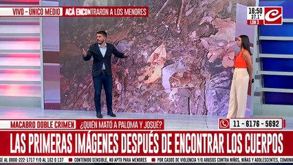 Crimen de Paloma y Josué: continúan los rastrillajes