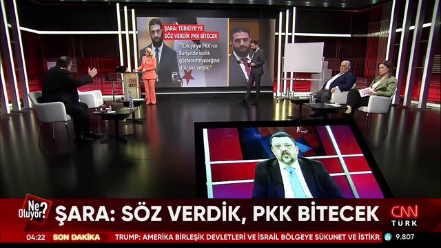 Erdoğan-Şara içeride ne konuştu? Türkiye-Suriye ortak harekatı mı? Trump'ın Suriye ve PKK planı ne? Ne Oluyor?'da konuşuldu