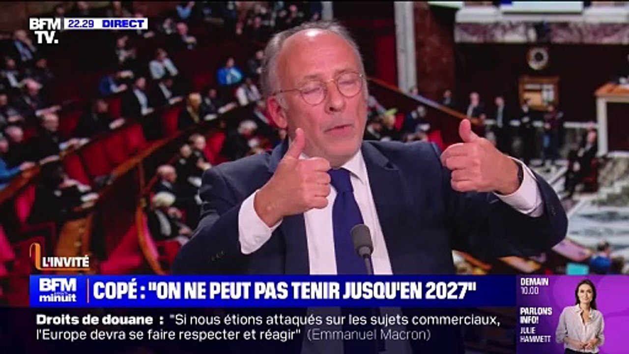 Jean-François Copé (LR) appelle la droite à anticiper la prochaine présidentielle
