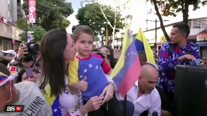 MACHADO, líder de la OPOSICIÓN de VENEZUELA dice haber HABLADO con el enviado de DONALD TRUMP