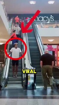 This guy can turn off all the escalators