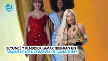 Beyoncé y Kendrick Lamar triunfan en Grammys: lista completa de ganadores