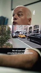 Parece que "no" estaba circulando por la bicisenda