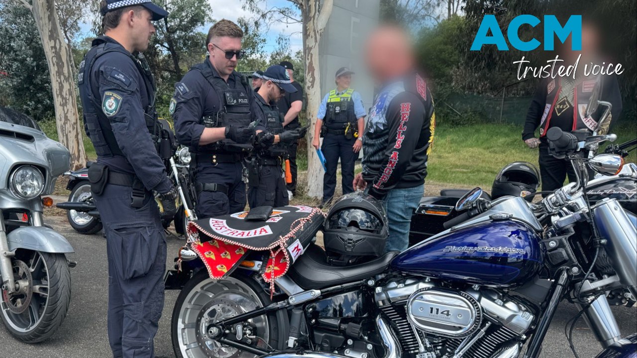 Police target Hells Angels on roads outside Canberra