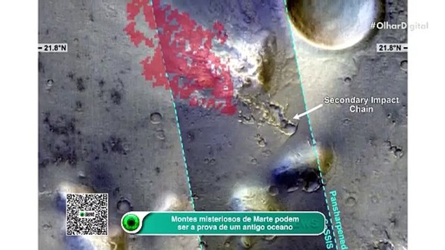 Montes misteriosos de Marte podem ser a prova de um antigo oceano
