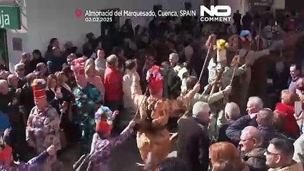 Spagna: l'Endiablada, la parata di diavoli nel villaggio di Almonacid