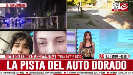 Crimen de Josué y Paloma: la pista del corsa dorado