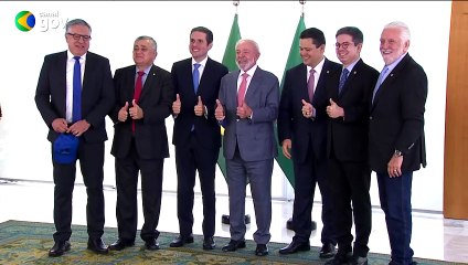 Lula se reúne com Alcolumbre e Hugo Motta