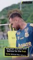 Neymar trains with Santos for FIRST TIME