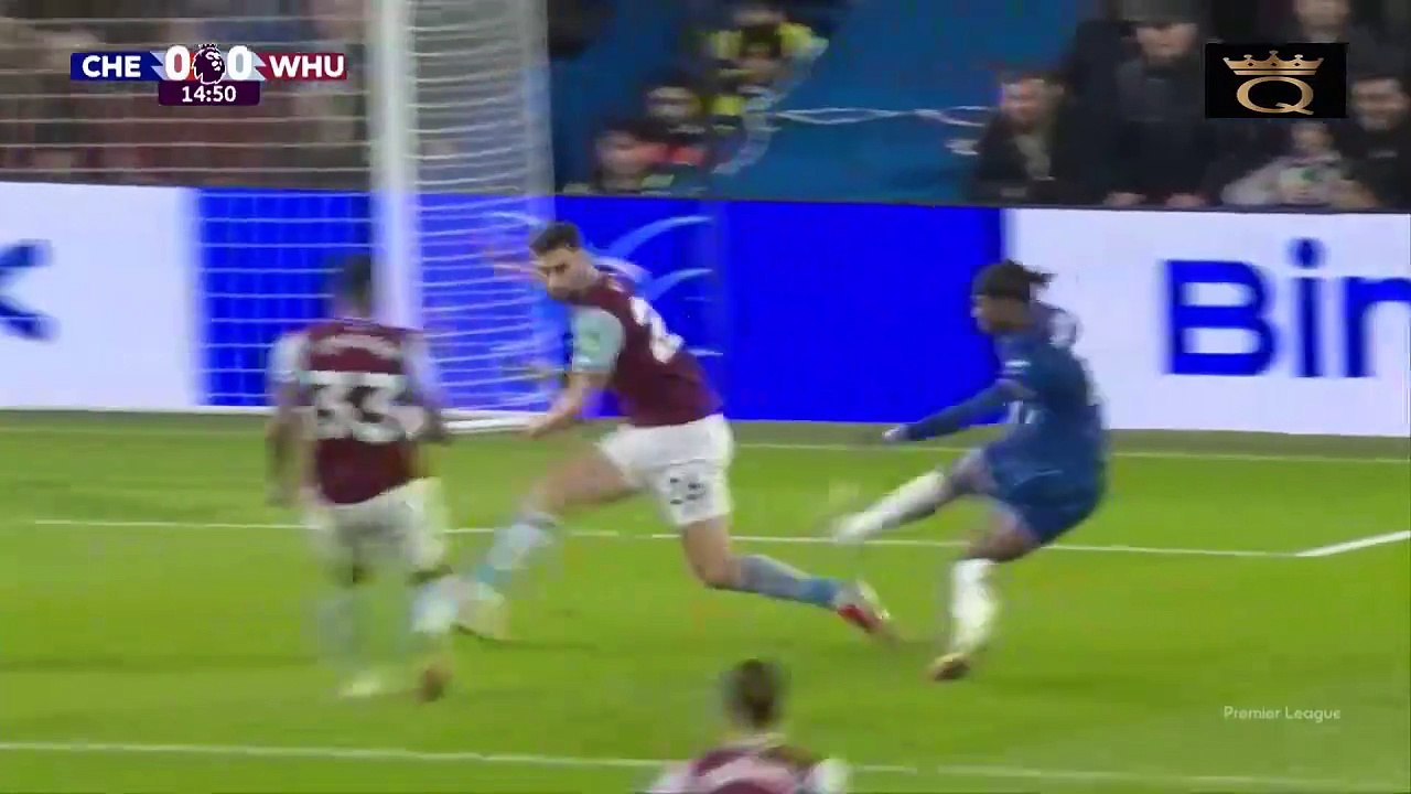 ملخص تشلسي و وست هام يونايتد  الدوري الإنجليزي