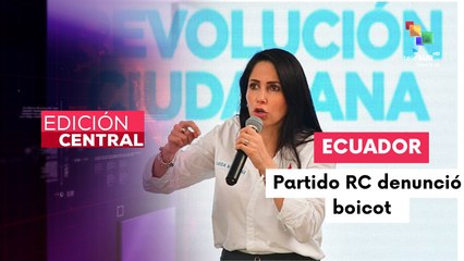En Ecuador, el Secretario Ejecutivo de RC denunció el presunto boicot durante las elecciones
