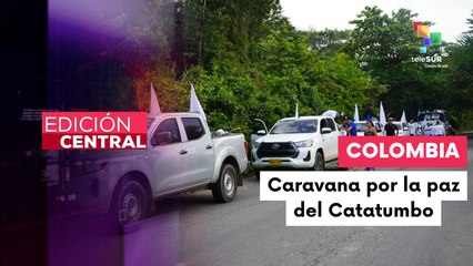ONG's se movilizan en caravana humanitaria por la paz en el Catatumbo
