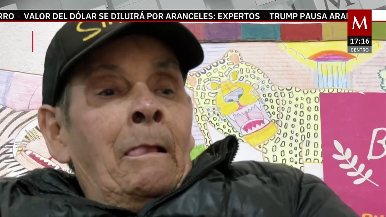 Don Baldemar, mexicano por deportado de Estados Unidos, lleva 40 años sin ver a su familia