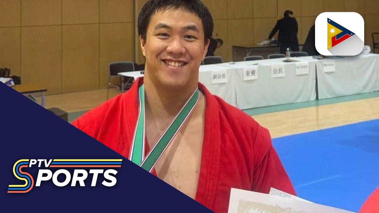 Filipino sambist Chino Sy Tancontian, wagi ng gintong medalya sa 51st All Japan Sambo Championships at Japan 2025 International Competition