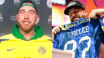 Travis Kelce conrfirma su cariño por el América, ¿cábala para el Super Bowl?