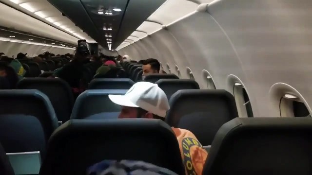 Plane passenger taped to seat after he groped two flight attendants