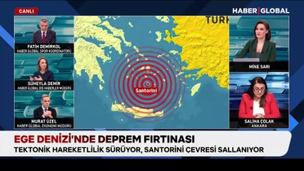 Ege Denizi’nde deprem fırtınası: Santorini’yi 9000 kişi terk etti