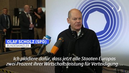 Scholz will mehr europäische Rüstungsprojekte