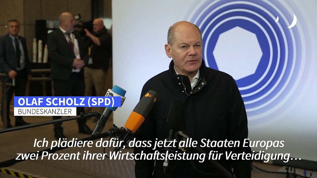 Scholz will mehr europäische Rüstungsprojekte