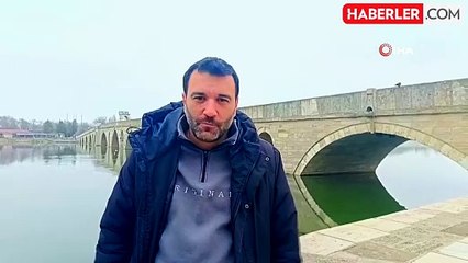 Edirne'de Tunca ve Meriç Nehirlerinin Debisi Artıyor