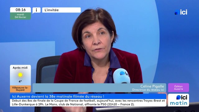 Lancement de ici Auxerre sur France 3 : Céline Pigalle, directrice du réseau ici