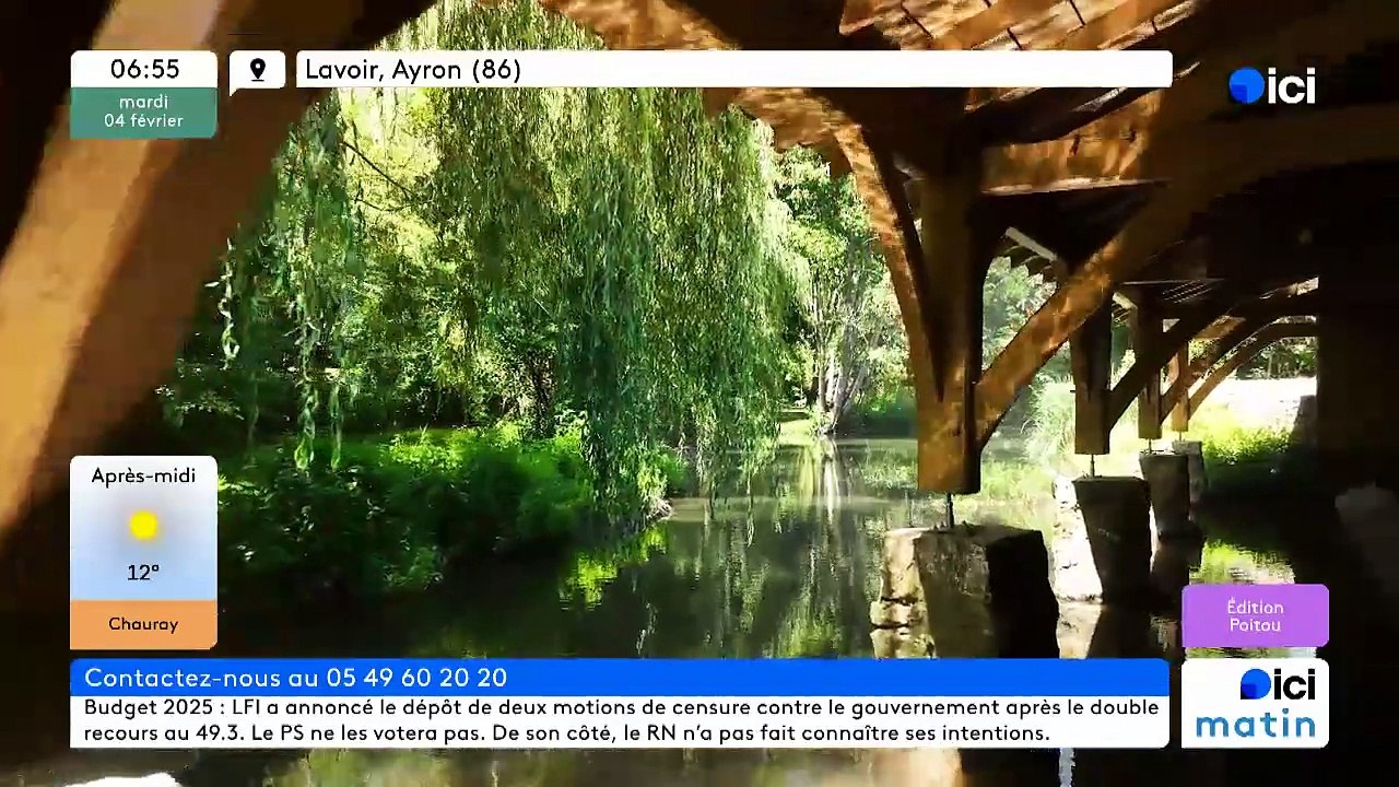 04/02/2025 - ici matin par ici Poitou en vidéo