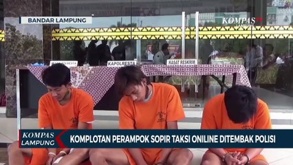 Komplotan Perampok Sopir Taksi Online Ditembak Polisi