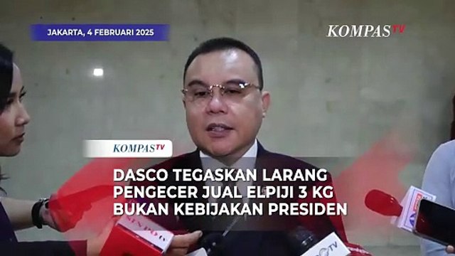 Dasco Tegaskan Larangan Pengecer Jual Gas Elpiji 3 Kg Bukan Kebijakan Presiden Prabowo