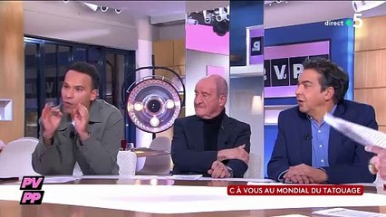 Nelson Monfort dans "C à vous" sur France 5.