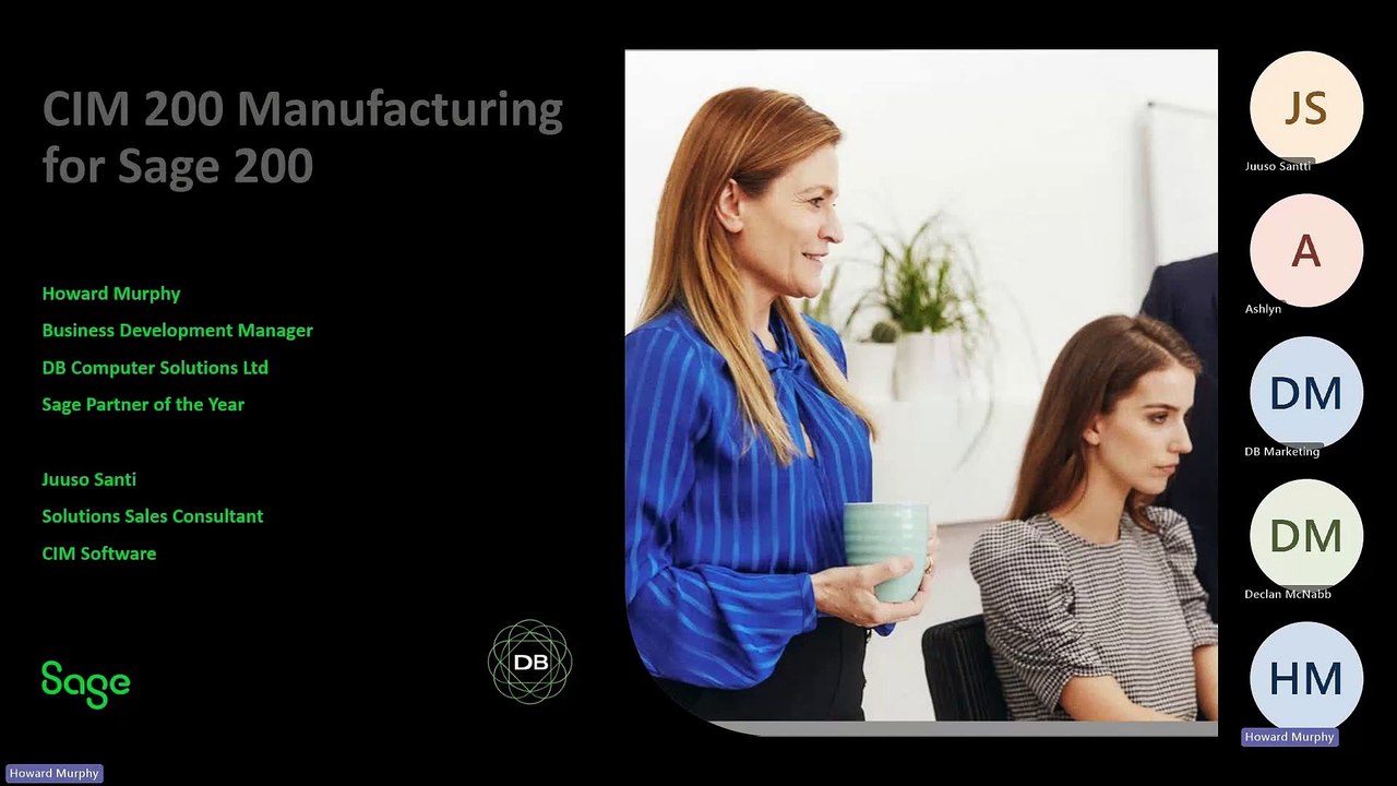 CIM200 Manufacturing Software Webinar