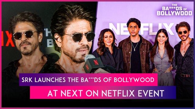 Shah Rukh Khan Asks Aryan Khan ‘Tere Baap Ka Raaj Hai Kya?’ In The Ba***ds Of Bollywood Teaser Video