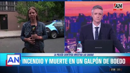 Incendio y muerte en un galpón de Boedo: la policía científica investiga la causa
