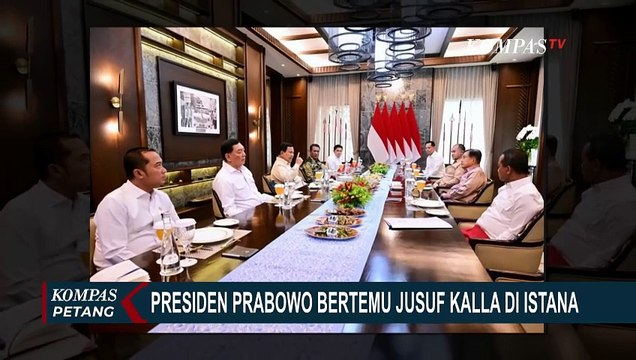 Presiden Prabowo Bertemu Jusuf Kalla, Minta Saran Soal Kebijakan Pengecer Elpiji 3 KG