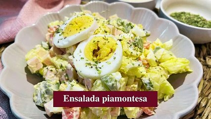 Ensalada piamontesa de patata, el plato único perfecto