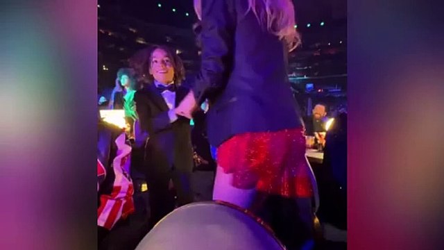 Alicia Keys’ son steals show dancing with Taylor Swift at Grammys