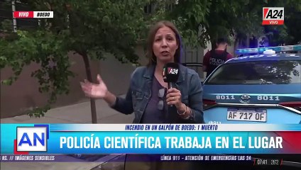 Misterio en Boedo: se incendió el depósito de una imprenta y encontraron muerto a un empleado
