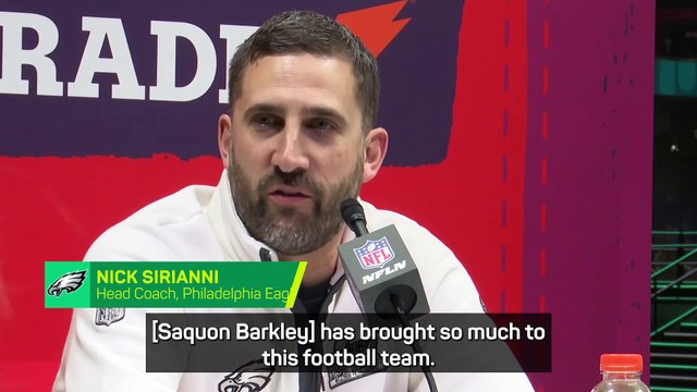 Sirianni lauds 'special' Saquon Barkley ahead of Super Bowl LIX