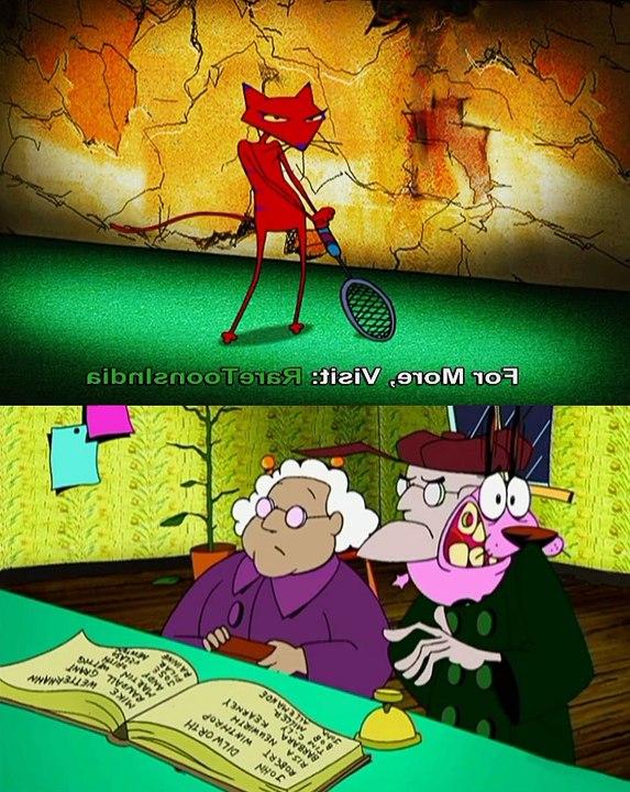 Courage the cowardly dog🐕 | A Night At The Kajaz Motel👍 | Part 6 #shorts #cartoon #youtubeshorts