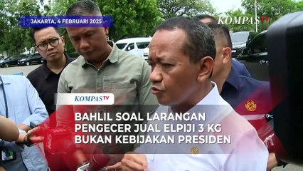 Jawab Bahlil soal Larangan Pengecer Jual Gas Elpiji 3 Kg Bukan Kebijakan Prabowo