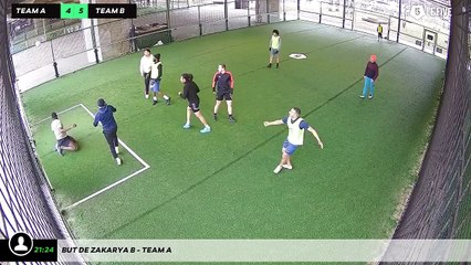 But de Zakarya B - Team A