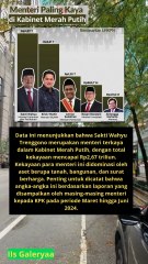 daftar lima menteri terkaya dalam Kabinet Merah Putih