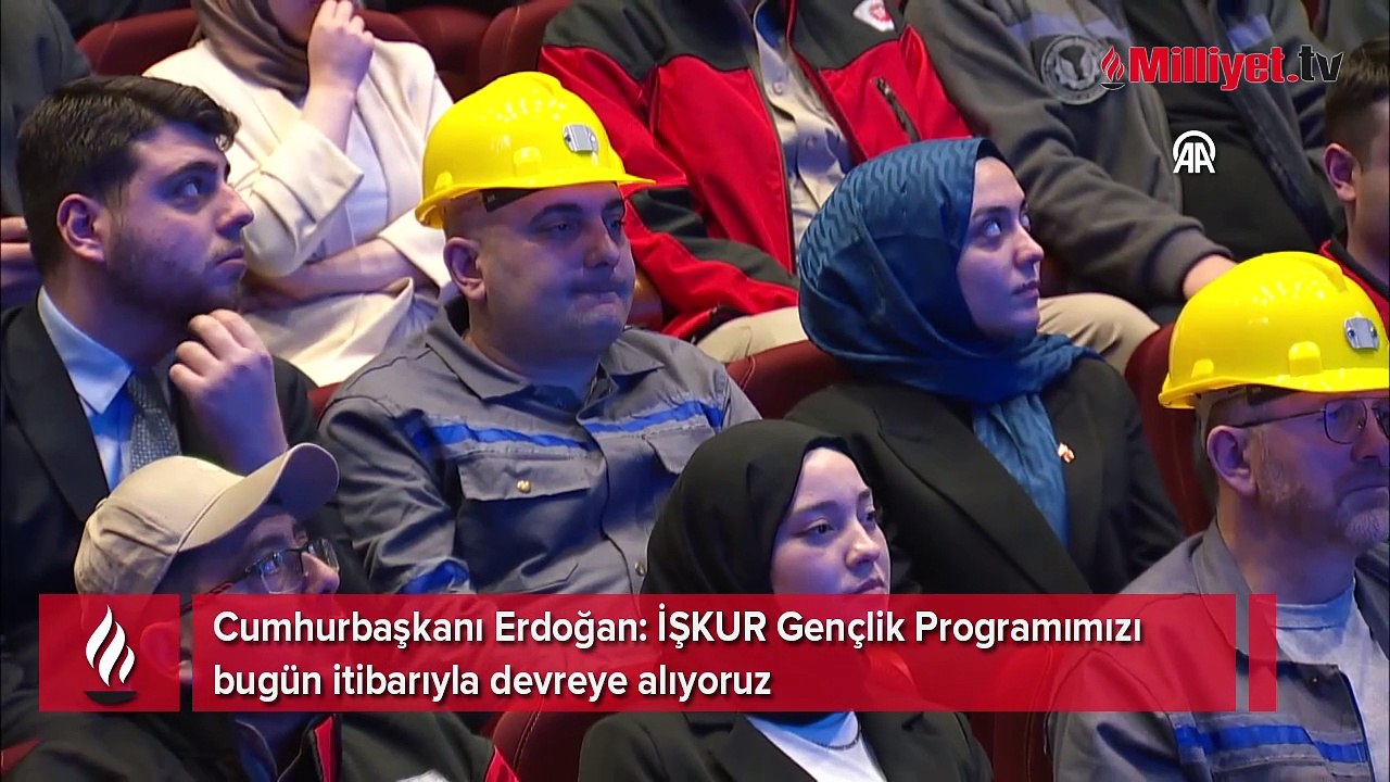 Cumhurbaşkanı Erdoğan: İŞKUR Gençlik Programımızı bugün itibarıyla devreye alıyoruz