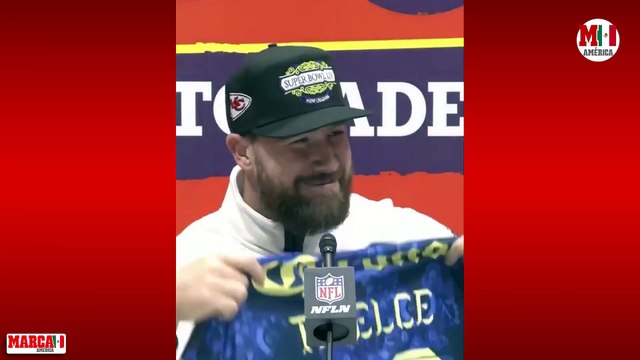 Super Bowl cabal? Travis Kelce confirms his love for America