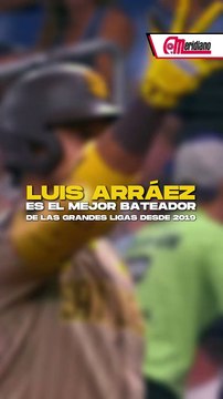¡Luis Arráez es el mejor bateador de las Grandes Ligas desde 2019!