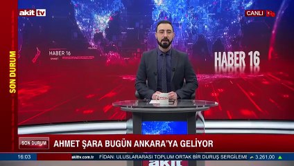 Ahmet Şara bugün Ankara'ya geliyor