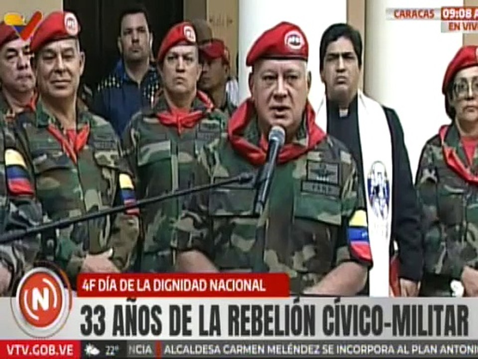 Vicepdte. Sec. Diosdado Cabello: Si usted tiene dudas, pregúntese ¿Qué haría Chávez?